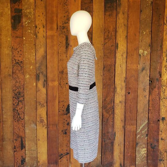 Eva Mendes Tweed Long Sleeved Dress - Picture 2 of 12